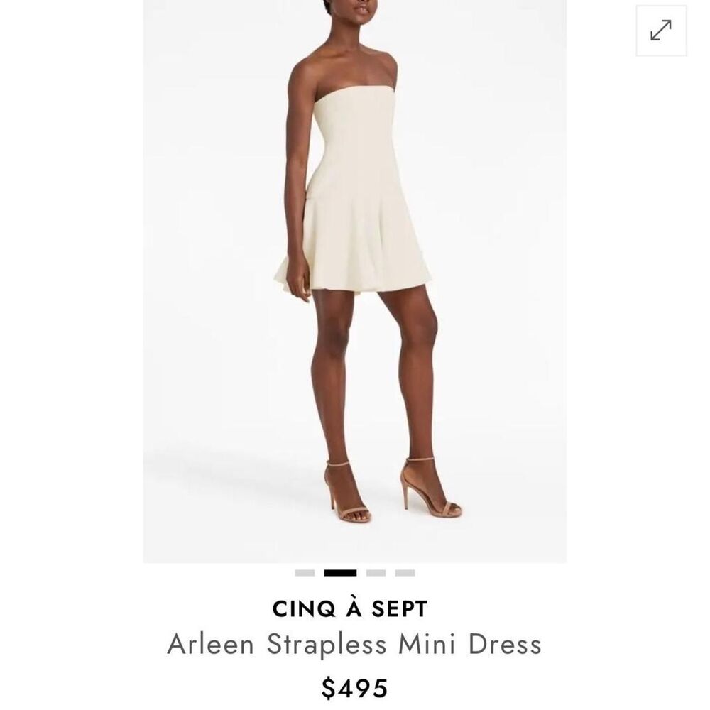 Cinq à Sept Arleen Strapless Mini Dress